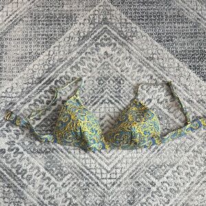 ANTONIO MELANI Paisley Bra - Blue and Yellow